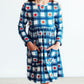 Plaid Apples L/S Pocket Twirl Dress