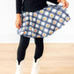 Plaid Pumpkins Twirl Skegging