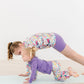 SALE Playful Purple Full-Zip Ruffle Active Jacket