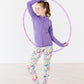 SALE Playful Purple Full-Zip Ruffle Active Jacket