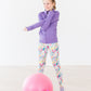 SALE Playful Purple Full-Zip Ruffle Active Jacket