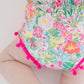 Preppy Petals Pom Pom Romper