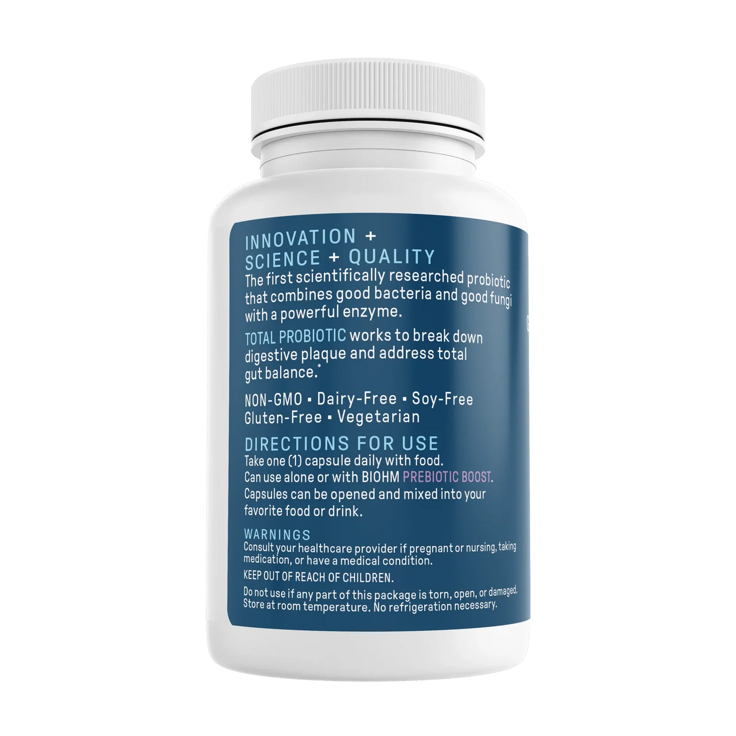 Biohm - Probiotic Total, 30 Count