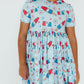 SALE Proudly Patriotic S/S Pocket Twirl Dress