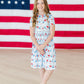 SALE Proudly Patriotic S/S Pocket Twirl Dress