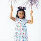SALE Proudly Patriotic S/S Pocket Twirl Dress