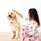 Puppy Kisses 3/4 Sleeve Pocket Twirl Dress
