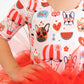 SALE Puppy Love 3/4 Sleeve Tutu Leotard