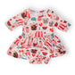 Puppy Love 3/4 Sleeve Twirl Bodysuit