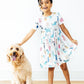 Puppy Pals S/S Pocket Twirl Dress