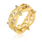Avera Peyton 0.36ct Cubic Zirconia Wide Cable Statement Ring