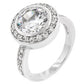 Avera Gatsby Engagement Ring In Polished Silver Finish