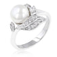 Avera Fleur Pearl Ring In Sterling Silver