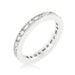Avera Alternating Cubic Zirconia Eternity Band in Silver