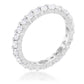 Avera Delicate Eternity Stackable Ring Set in Silver