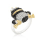 Avera Cubic Zirconia Frog Prince Eternity Ring Size 5