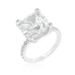 Avera Brilliant Engagement Ring for Women in Sterling Silver