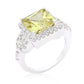 Avera Halo Style Princess Cut Cocktail Ring in Turquoise/Aqua