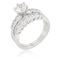 Avera Graduated Wedding Set 5 / Silver Eternity Band Collection