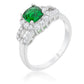Avera Liz 1.1ct Emerald Cut Cubic Zirconia Classic Ring