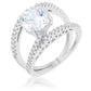 Avera Girana 3ct Cubic Zirconia Contemporary Statement Ring