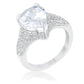 Avera Rhyne 5.8ct Pear Cut Cubic Zirconia Cocktail Ring