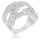 Avera Peyton 0.36ct Cubic Zirconia Wide Cable Statement Ring