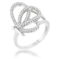 Avera Bea 0.4ct Cubic Zirconia Pave Butterfly Ring in Silver