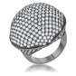 Avera Dara 4.75ct Cubic Zirconia Hematite Dome Cocktail Ring