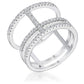 Avera 0.5Ct Parallel Ring with Brilliant Cubic Zirconia