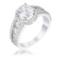 Avera 2.1Ct Plated Solitaire Engagement Halo Ring