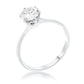 Avera 1 Carat Single Stone Cz Classic Solitaire Ring