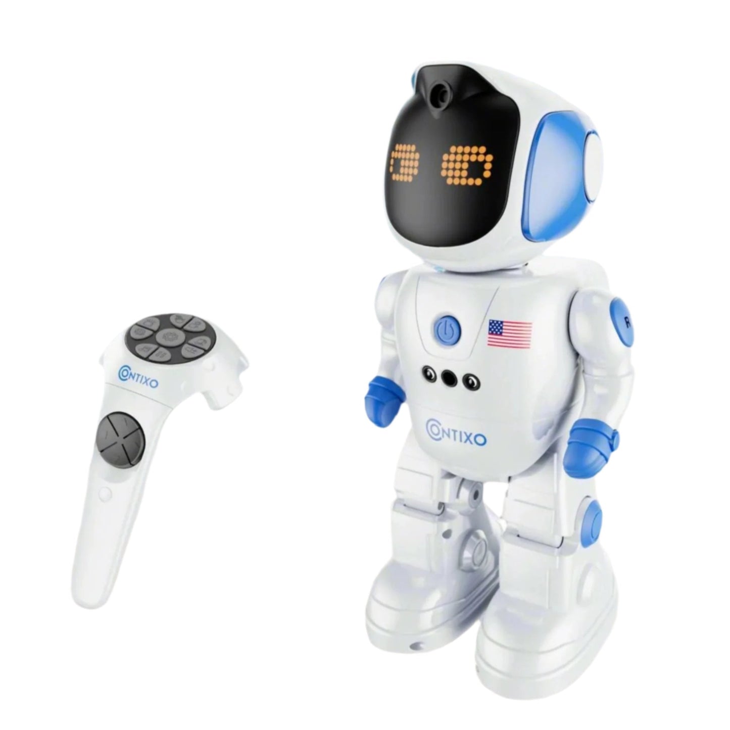 Contixo Remote Control Robot for Kids, Singing Dancing Programmable with Infrared Gesture, RC Robot Toy Age 6 -12 by Contixo