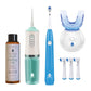 Pursonic Ultimate Oral Care Bundle – Flosser, Toothbrush, Whitening, and Ayurveda Care by Pursonic