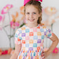 SALE Rainbow Ribbons S/S Pocket Twirl Dress