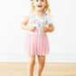 Rainbow Vibes S/S Twirl Leotard