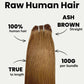 Raw Ash Brown Straight 100% Human Hair Bundles