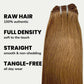 Raw Ash Brown Straight 100% Human Hair Bundles