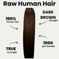 Raw Dark Brown Straight 100% Human Hair Bundles