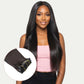 Raw Straight Seamless Clip-In 100% Human Hair Extensions