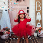Red 3/4 Tutu Leotard