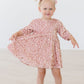 Rose Gold Velvet Sequin Dress