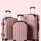 Multi Color - 3PCs Luggage Set 20/24/28 Inch Hard Shell Spinner with TSA Lock