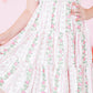 Rosebud Bows Smocked Ruffle Dress