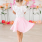 Rosie Posie S/S Flutter Sleeve Leotard
