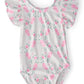 Rosie Posie S/S Flutter Sleeve Leotard