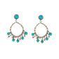 Turquoise Mesa Hoops(Earrings)