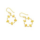Heart's Dance Earrings in Gold