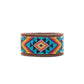 Halina Ridge Leather Cuff Bracelet