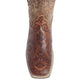 Myra Gianna Hand-Tooled Leather Boots for Women Studded Mid-Calf Western Brunch Heels with Embroidered Floral Designs